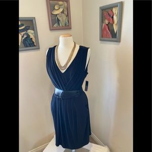 New black detail dress